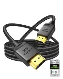 Produktbild: Silkland 10K 8K HDMI 2.1 Kabel 3m, Zertifiziertes HDMI® Kabel 48Gbps, PS5 HDMI Kabel 4K@120Hz/144Hz, eARC HDR10 Dolby Atmos DTS:X HDCP2.3 für HDTV/Soundbar/Blu-ray/Beamer/Laptop/Display/PC/Switch