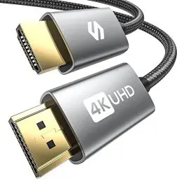 Produktbild: Silkland 4K HDMI Kabel 1m 2K@144Hz mit ARC HDR 3D UHD Ethernet, HDMI 2.0 Kabel 4K@60Hz 18Gbps Highspeed, Monitor HDMI Kabel Kurz für Soundbar Blu-Ray Laptop TV Fernseher Beamer PS4 PS3 PS5 Switch
