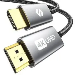 Produktbild: Silkland HDMI Kabel 0.5Meter 4K@60Hz 2K@144Hz, HDMI 2.0 Kabel mit ARC UHD HDR 3D High Speed 18Gbps Ethernet, HDMI Kabel für Soundbar Fernseher Blu-Ray Beamer Laptop TV PS4/PS5 Konsole PC Monitor