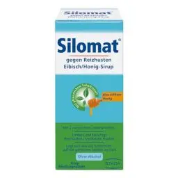 Produktbild: Silomat Eibisch/Honig Sirup Hustensirup mit natürlichen Inhaltsstoffen zur Linderung von Hustenreiz, trockenem Husten, Reizhusten für Kinder und Erwachsene - 1 x 100 ml