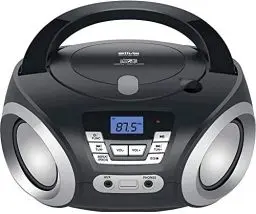 Produktbild: Silva-Schneider PCD 19.1 UKW Radio, CD Player, AUX, Netz- und Batteriebetrieb, Schwarz
