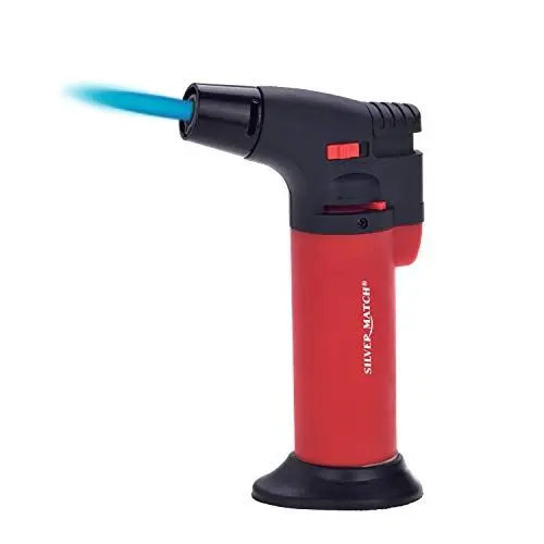 Produktbild: SILVER MATCH - Design-Gasfackel, regulierbare Flamme - Perfekt zum Kochen: Crème Brulée, Grills, Grill, Campingkocher, Eiscreme