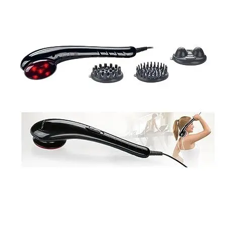 Produktbild: Silvercrest Handmassagegerät Rückenmassagegerät Massagegerät Vibration und Infrarot zur Straffung der Haut Beauty