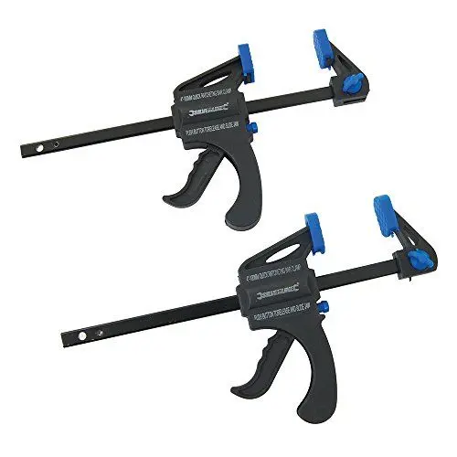 Produktbild: Silverline 250108 Einhandzwingen, 2er-Pckg. 100 mm