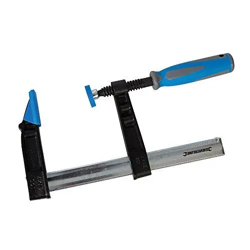 Produktbild: Silverline 282369 Robuste Schraubzwinge, extra lange Backen 200 x 100 mm