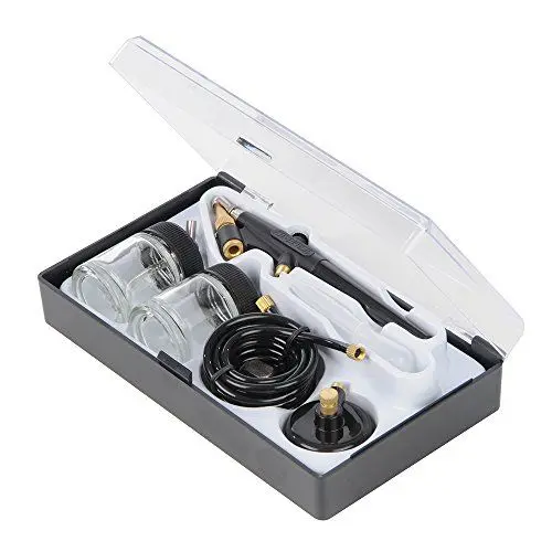 Produktbild: Silverline 380158 Hobby-Airbrush-Pistole mit Zubehör, 6-tlg. Satz 22 ml
