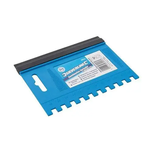 Produktbild: Silverline 380251 Zahnspachtel und Fugengummi 90 x 10 x 130 mm