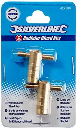 Produktbild: Silverline 427586 Heizkörper-Entlüftungsschlüssel, 2er-Pckg. 2er-Pckg.