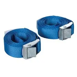 Produktbild: Silverline 449682 Spanngurte mit Metall-Klemmschnallen, 2,5 m x 25 mm, 2-tlg. Satz 25 mm x 2,5 m