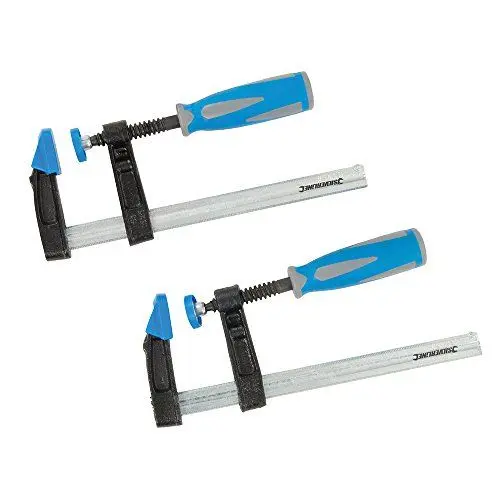 Produktbild: Silverline 590588 Schraubzwingen, 2-tlg. Satz 150 x 50 mm