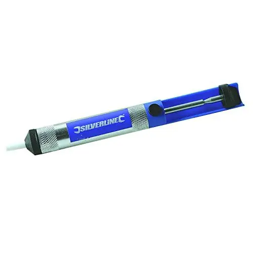 Produktbild: Silverline 633609 Entlötpumpe aus Metall 185 mm