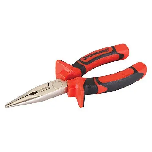 Produktbild: Silverline 633651 Profi-VDE-Spitzzange 160 mm