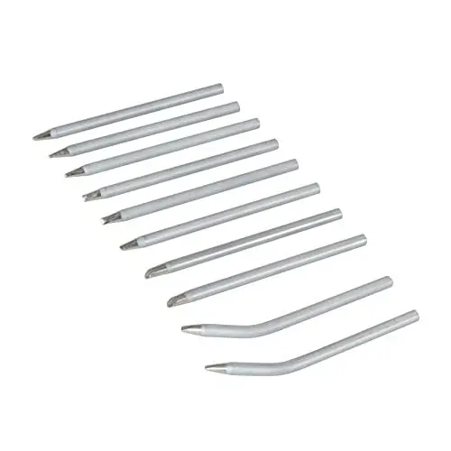 Produktbild: Silverline 675071 Lötkolbenspitzen, 10-tlg. Satz 40 W