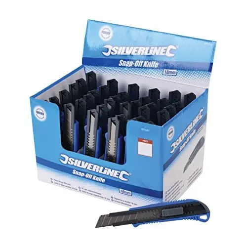Produktbild: Silverline 675097 18-mm-Abbrechmesser 36 Stck.