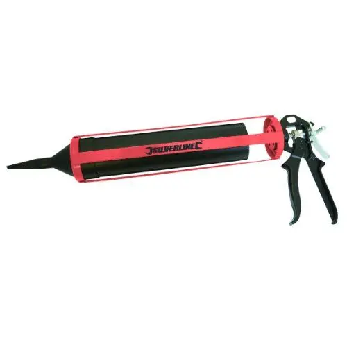 Produktbild: Silverline 794339 Fugenpistole mit Zubehör 540 mm Spritzenlänge