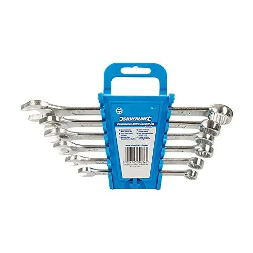 Produktbild: Silverline SP10 Ring-Maulschlüssel, 6-tlg. Satz 8–17 mm, metrisch