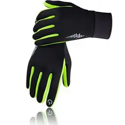 Produktbild: SIMARI Kinder Handschuhe Thermo Winterhandschuhe Fahrradhandschuhe Laufhandschuhe Anti-Rutsch Touch Screen Skifahren Outdoor Sport für mädchen Jungen 2-11 Jahre SMRG106 (Grün L)