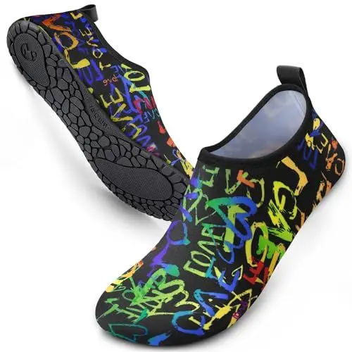 Produktbild: SIMARI Wasserschuhe Damen und Herren, schnelltrocknend, Barfuß, für Outdoor, Strand, Schwimmen, Sport, Yoga, Schnorcheln, SWS001