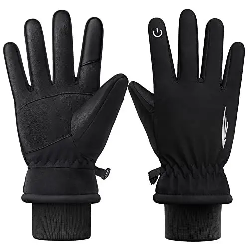 Produktbild: SIMARI Winter Thermo-Handschuhe Herren Damen Touchscreen Anti-Rutsch Winddicht Handschuhe Kaltes Wetter Handschuhe zum Autofahren Radfahren Skifahren Arbeiten Outdoor SMRG102