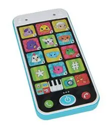 Produktbild: Simba 104010002 ABC Smartphone für Kinder, Spielzeughandy mit Licht, Sound, verschiedenen Melodien und Tiergeräuschen, für Kinder ab 12 Monaten Bunt
