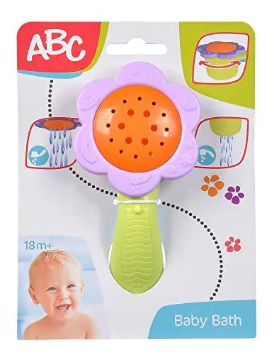 Produktbild: Simba 104010021 - ABC Duschi, Wasserschöpfer in Blumenform, drehbarer Kopf für zweierlei Regenfunktion, 7cm, ab 18 Monate