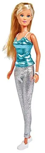 Produktbild: Simba 105733484 - Simba Love Shimmer, Puppe in einem modischen Glitzertop und Hose, mit Uhr und Sneakers, Es wird nur ein Artikel geliefert