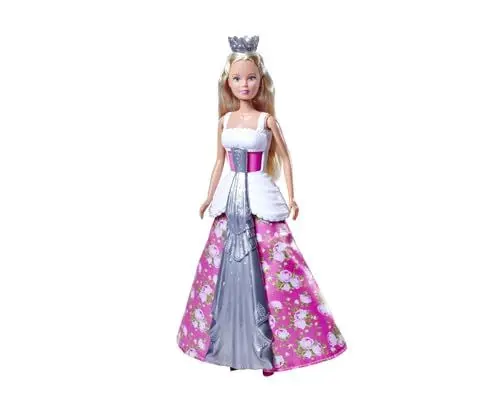 Produktbild: Simba 105733655 - Steffi Love Puppe Wedding Magic mit 2-in-1 Kleid - Puppe Steffi (29 cm) mit wechselndem Hochzeitskleid (weiß-silbern) und Prinzessinnen-Kleid (rosa) für Kinder ab 3 Jahre