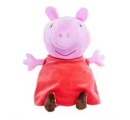 Produktbild: Simba 109261009 - Peppa Pig Plüsch mit Sound, 25cm, macht lustige Geräusche wenn man auf den Bauch drückt, ab den ersten Lebensmonaten, White