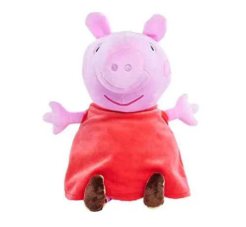 Produktbild: Simba 109261009 - Peppa Pig Plüsch mit Sound, 25cm, macht lustige Geräusche wenn man auf den Bauch drückt, ab den ersten Lebensmonaten, White
