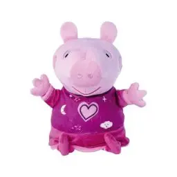 Produktbild: Simba 109261016 - Peppa Pig Gute Nacht Plüsch, 2in1 mit Schlaflied und Schlummerlicht, automatische Zeitabschaltung, 25cm, für Kinder ab den ersten Lebensmonaten