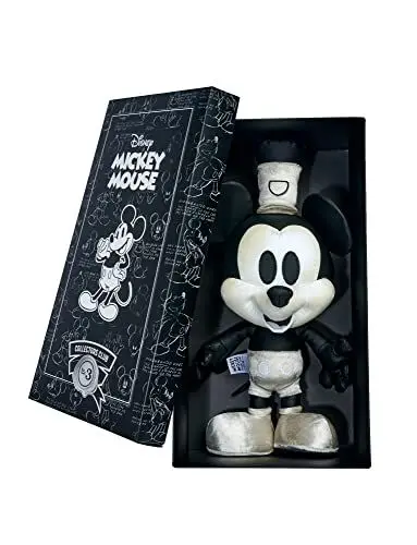 Produktbild: Simba 6315870276 - Disney Steam Boat Mickey Mouse, Sammler Plüschtier in Geschenkbox, Nr. 3 der Kollektion von 12, Amazon Exclusiv, 35cm Plüschfigur, Sammlerstück, ab den ersten Lebensmonaten geeignet