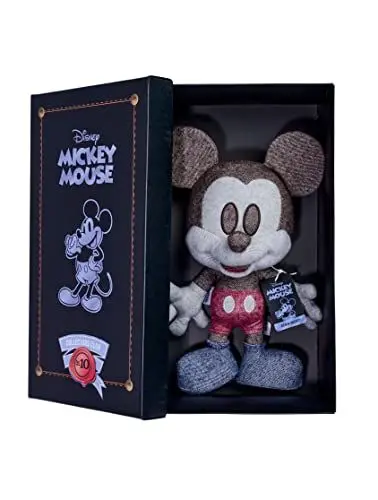 Produktbild: Simba 6315870309 - Disney Denim Mickey Mouse, Sammler Plüschtier in Geschenkbox, Nr. 10 der Kollektion von 12, Amazon Exclusiv, 35cm Plüschfigur, Sammlerstück, ab den ersten Lebensmonaten geeignet