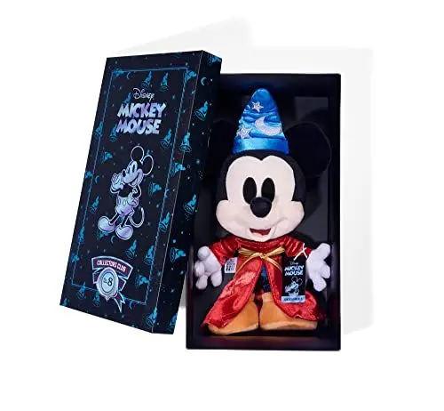 Produktbild: Simba 6315870312 - Disney Fantasia Mickey Mouse, Sammler Plüschtier in Geschenkbox, Nr. 8 der Kollektion von 12, Amazon Exclusiv, 35cm Plüschfigur, Sammlerstück, ab den ersten Lebensmonaten geeignet