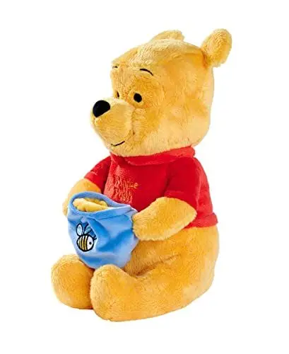 Produktbild: Simba 6315877675 - Disney Winnie the Puuh Sorgentopf, 30cm Plüschtier mit Honigtopf als Geheimversteck, aus recyceltem Material, für Kinder ab den ersten Lebensmonaten geeignet