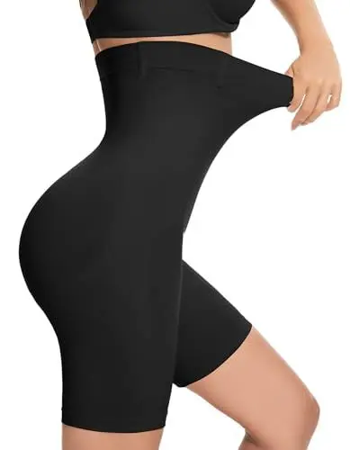 Produktbild: SIMIYA Bauchweg Unterhose Damen Hohe Taille Body Shaper Miederhose Unterwäsche Kurze Figurformende Miederpants Shorts（Schwarz-01,M）