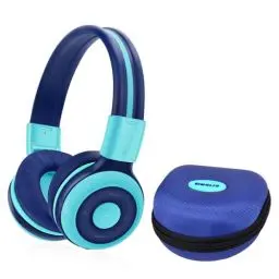 Produktbild: SIMOLIO Bluetooth Kopfhörer Kinder, Faltbare Kabellose Kinder-kopfhörer mit Lautstärke begrenzt, Bluetooth-Kopfhörer mit Hardcase, Wireless Kopfhörer mit Bluetooth und Kabel für Jugentliche - Mint