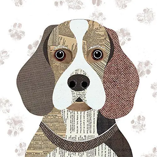 Produktbild: Simon Hart Leinwanddruck, Polyester, Mehrfarbig, 40 x 40 cm