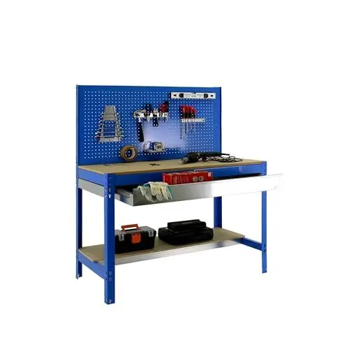 Produktbild: Simonrack BT-2 Box 1200 Werkbank-Set, blau, aus Holz
