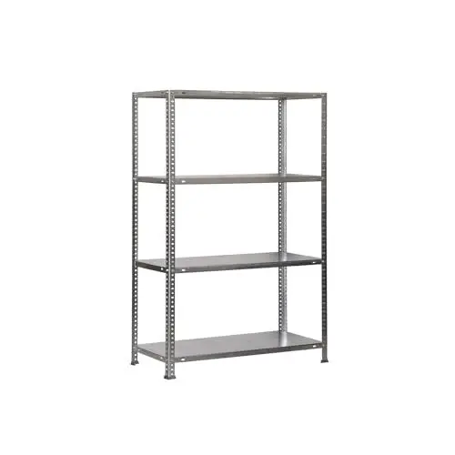 Produktbild: Simonrack Schwerlastregal, Lagerregal, 150x80x50 Metallregal, Kellerregal, Biegestelle 100 kg, 4 Fachböden, Galvanisiert - Comfort