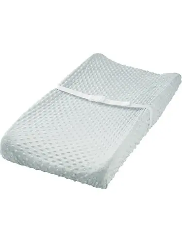 Produktbild: Simple Joys by Carter's Unisex-Kinder Baby 2-Pack Cotton Changing Pad Covers Schwimmwindel, Grau/Salbeigrün, Einheitsgröße (2er Pack)