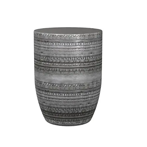 Produktbild: SIMPLIHOME Johnsen Metalltisch, Metall, silberfarben antik-Optik, 15 in
