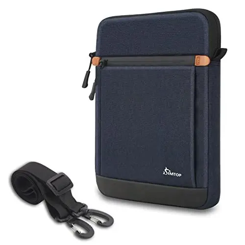 Produktbild: SIMTOP Tablet Tasche 11 Zoll,Tragetasche mit Schultergurt Kompatibel iPad air (3rd, 4th and 5th Generation) 2018-2023 ipad pro 11 Tasche Polyester Blau