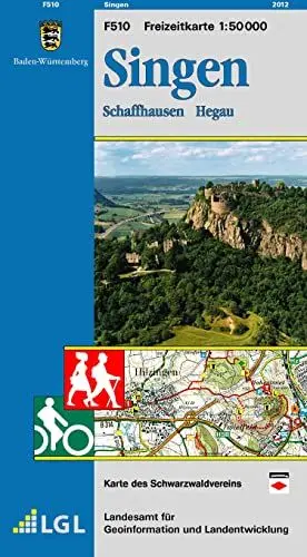 Produktbild: F510 Singen: Schaffhausen Hegau (Freizeitkarten 1:50000: Mit Touristischen Informationen, Wander- und Radwanderungen)