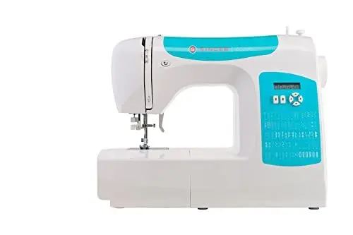 Produktbild: Singer C5205 Nähmaschine, weiß/blau
