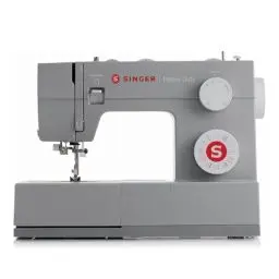 Produktbild: Singer Heavy Duty 4432 Nähmaschine Mechanisch, 32 Stiche, Leistungsstarker Motor, Automatisches Knopfloch, Automatischer Nadeleinfädler, Edelstahl-Nähplatte