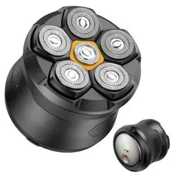 Produktbild: Singhere Glatzen Rasierer Herren, Wiederaufladbarer Kabelloser Skull Shaver, Nass- und Trocken Glatzenrasierer, Elektrischer 6d-Rasierer mit Flexiblem Kopf und Magnetischem Klingenkopf