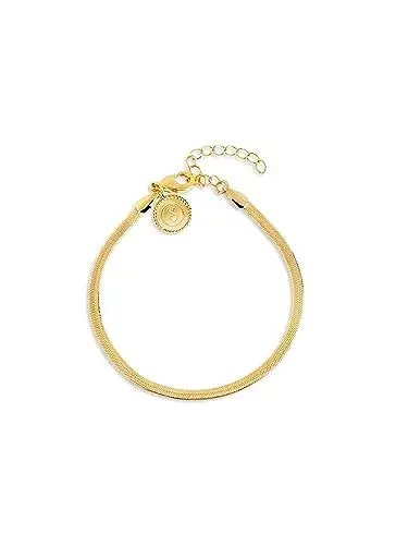 Produktbild: SINGULARU - Lisse S Armband. Edelstahl mit 18 Kt Vergoldeter Beschichtung. Schmuck für Damen.
