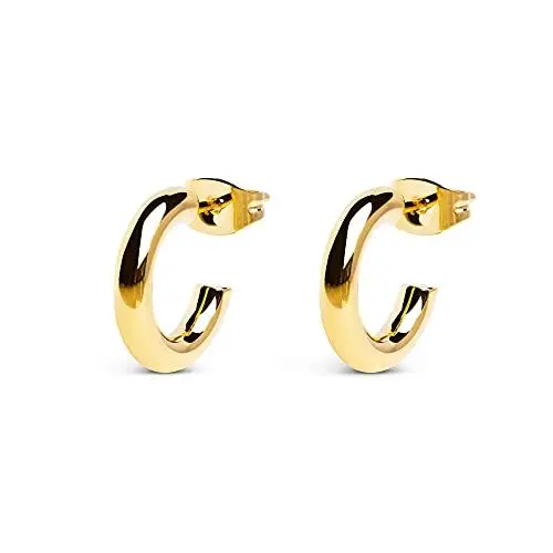 Produktbild: SINGULARU - Nairo Creolen. Messing mit 18 Kt Vergoldeter Beschichtung. Schmuck für Damen.