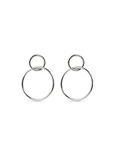 Produktbild: SINGULARU - Sister Ohrringe. Messing mit Rhodium-Beschichtung. Schmuck für Damen.