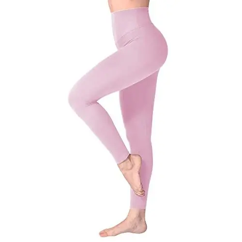 Produktbild: SINOPHANT Leggings Damen High Waist - Blickdicht Leggins mit Bauchkontrolle für Sport Yoga Gym(1 Rosa,S-M)